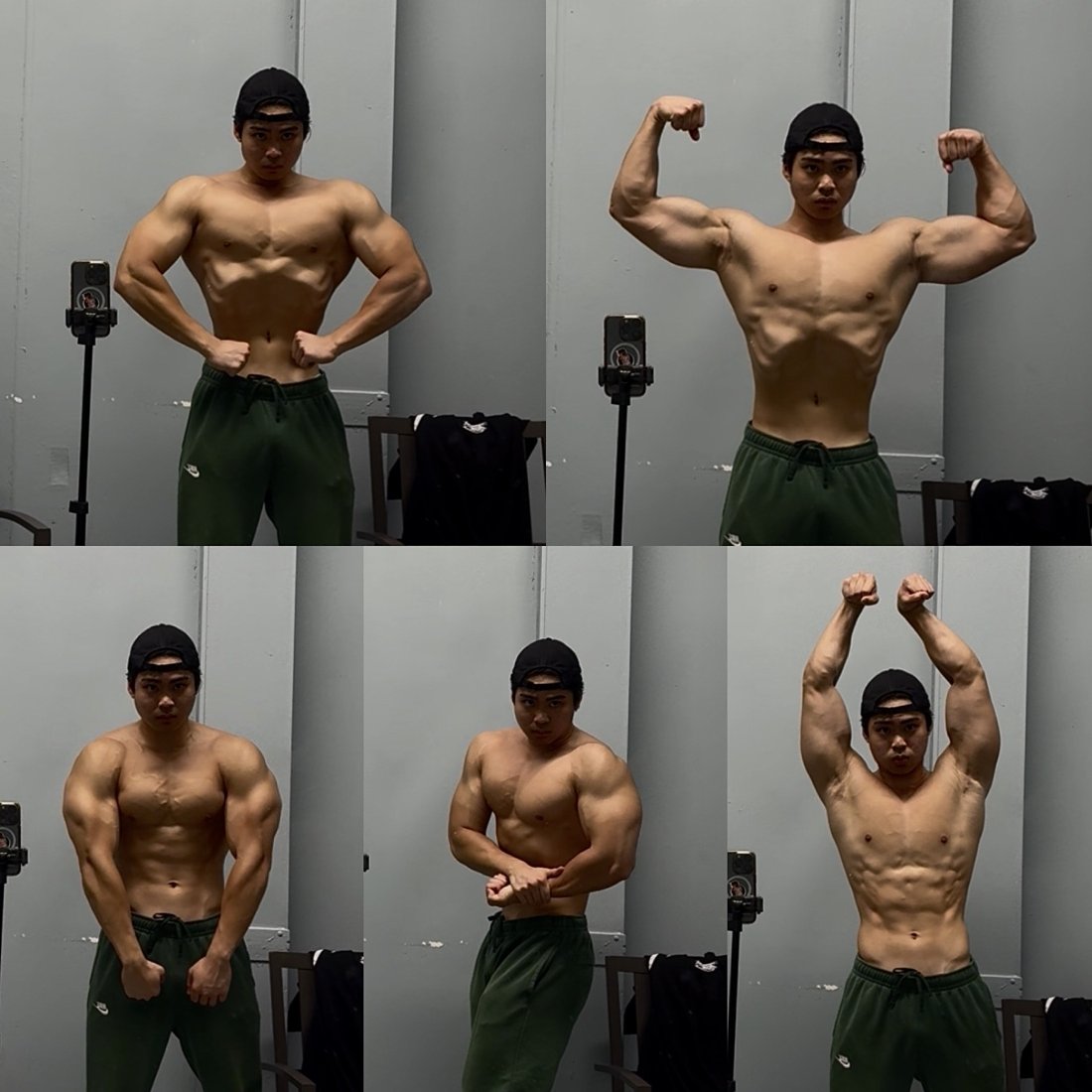 Matt's own fitness transformation progress photo collage